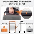 thumbnail image 3 of New York Xpress 20" Carry on Luggage,PC Hardside Expandable Suitcase with Silent Wheels & Aluminum Wide Handle,TSA-Approved, Silver - LP13803, 3 of 11