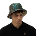 thumbnail image 4 of Kdxio Reflective Bucket Hat - Baroque Floral Still Life Print Bucket Hat for Men,Women, 4 of 6