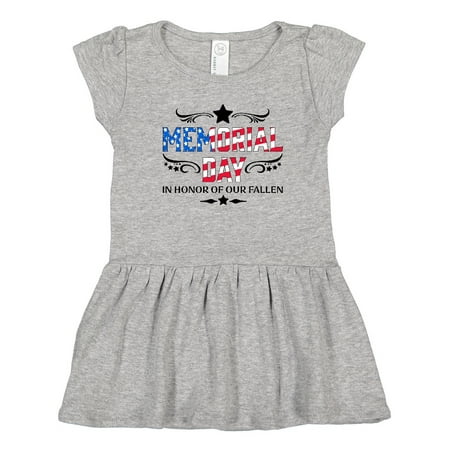 

Inktastic Memorial Day- in Honor of Our Fallen Gift Toddler Girl Dress
