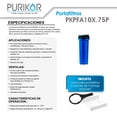 thumbnail image 2 of Portafiltros Fabricados en Polipropileno PKPFA10X.75P, 2 of 3