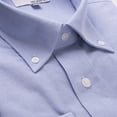 thumbnail image 2 of Modena Jay & Leonard Men's J200BDR Long Sleeve Button Down Oxford Shirt - Light Blue - 20 6/7, 2 of 2