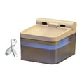 thumbnail image 4 of Fuente de agua para gatos 4L para gatos perros en el interior para perros pequeños múltiples mascotas gatos beige, 4 of 8
