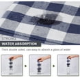 thumbnail image 5 of Unique Bargains 6Pcs Cotton Checks Pattern Kitchen Towels Mixed Color, 5 of 8
