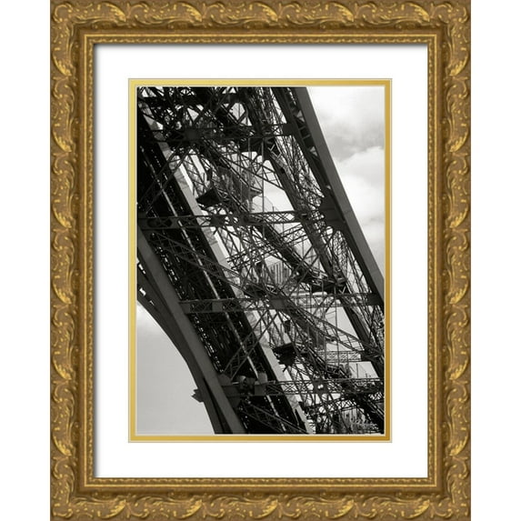 Uicker, Ralf 24x32 Gold Ornate Wood Framed with Double Matting Museum Art Print Titled - Paris Eiffel I