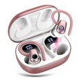 thumbnail image 1 of Auriculares inalámbricos Poounur H9 Bluetooth 5.3 Sport 50H Rose Gold, 1 of 7