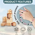 thumbnail image 2 of DESIGNICE Baseball Necklace Pave Nails and Diamonds Baseball Chain Pink, White and Black Color Baseball Necklace Unique Gifts for Men Chain Length 23.62In, 2 of 6