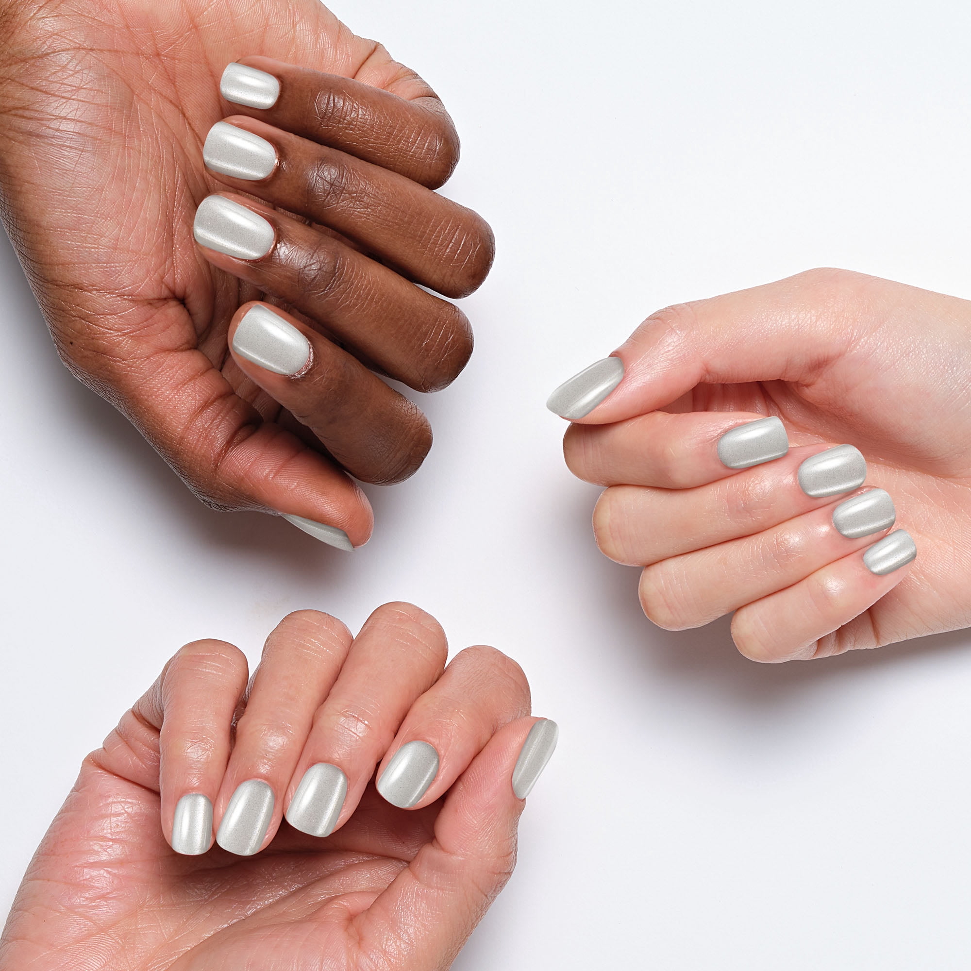 Sally Hansen Perfect Press-On Nails, Short'Ease, Short Circuit, Non-Damaging Manicure