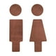 thumbnail image 1 of Señalización de baño para hombres y mujeres, indicador de recordatorio de decoración, señales de baño resistentes, señales de inodoro para Bar, Hotel,, 1 of 9