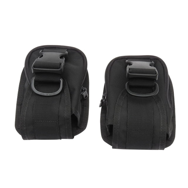 Par de bolsillos de peso duraderos buceo 5lbs pesas Tech Dive Donut bolsa Negro Sharpla Bolsillos de peso vacíos