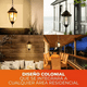 thumbnail image 3 of Lampara de Exterior Decorativa Suspendido 26 W Color Negro BLOOSOM, 3 of 3
