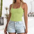 thumbnail image 2 of Tank Tops for Women Padded Built In Bra Adjustable Spaghetti Strap Summer Basic Workout Camisole Tops, 2 of 5
