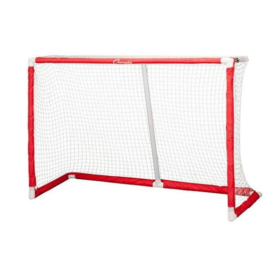 72 in. Collapsible Floor Hockey Goal, Red