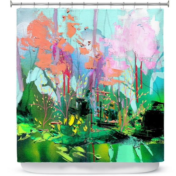 Shower Curtains 70" x 84" from DiaNoche Designs by Aja Ann - Springs Promise