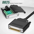 thumbnail image 3 of Conector de puerto serie D-Sub sin soldadura DB25 macho a hembra, 3 of 5