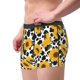 thumbnail image 2 of Balery Cow Print Sunflower Calzoncillos bóxer para hombre, ropa interior de algodón suave y transpirable con cinturilla de nailon-Medium, 2 of 5