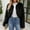 C# Black, variant on SMihono Trendy Teen Girls Faux Fur Overcoats Womens Ladies Warm Faux Furry Long Coat Jacket Winter Solid V-neck Outerwear White 8
