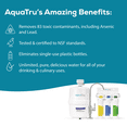 thumbnail image 6 of AquaTru Under Sink Reverse Osmosis Water Purifier with Faucet, 4-Stage Filtration, High Capacity, 6 of 6