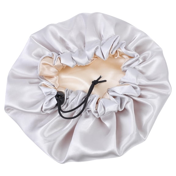 FELTECHELECTR 1Set Kids Sleeping Hat Grey Satin Waterproof for Children 25x25cm