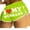 Mint Green, variant on Wancir 2PC Women's High Waist Workout Gym Shorts Sexy Club Hot Pants Yoga Booty Shorts Striped Contrast Color Dance Shorts