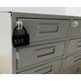 thumbnail image 3 of FixtureDisplays® 12-Slot Clasp Locker Cellphone iPad Mini Charging Station Locker Assignment Mail Slot Box 15258-2, 3 of 5