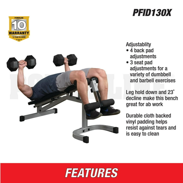 Dumbbell Powerline Pfid130x Free Shipping! Powerline PFID130X