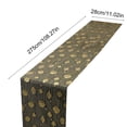 thumbnail image 3 of COM1950s Glitter Gold Table Runner Roll, Mesh Metallic Cut to Fit Decor for Wedding Party Centerpiece, 3 of 6