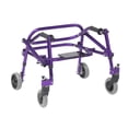 thumbnail image 1 of Inspirado en el andador posterior ligero Drive Nimbo 2G con asiento, color morado mago, extra pequeño, 1 of 5