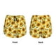 thumbnail image 3 of Balery Sunflowers Pantalones cortos deportivos para mujer con forro y dos bolsillos, elásticos, para entrenamiento, gimnasio, yoga-Medium, 3 of 7