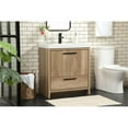thumbnail image 2 of 30 inch single bathroom vanity in natural oak, 2 of 8