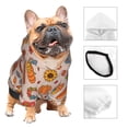 thumbnail image 3 of Fotbe Fall Thanksgiving Sudadera con Estampado para Perros Pequeños – Suéter con Capucha para Mascotas, Tela Suave de Forro Polar con Bolsillo-X-Large, 3 of 7