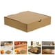 thumbnail image 3 of 20 cajas de pizza de cartón corrugado Kraft cuadradas y planas para llevar, cajas de comida para pizza, pasteles y galletas para panaderos caseros y aficionados a la alimentación, 3 of 7