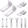 thumbnail image 1 of Scienceny 10 unids/set rueda guía plegable puerta de armario Hardware reparación reemplazo fijación puerta Hardware Kit de reparación Herramientas y ferretería, 1 of 6