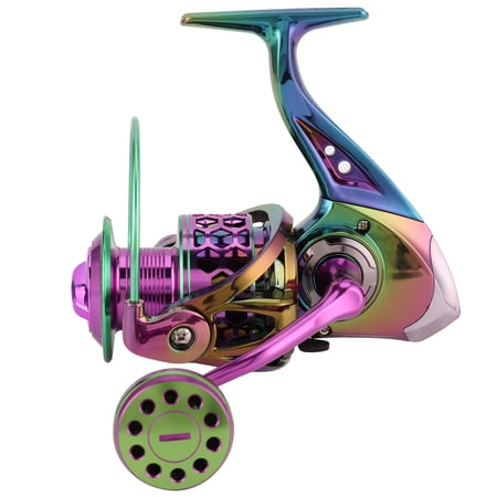 Anticorrosion Metal Spinning Reel 6000 Series Left/Right Interchangeable High Speed Fishing Wheel for Saltwater & Freshwater Fishing