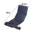 thumbnail image 2 of Bolsa plegable con panel solar Laklulu, cargador solar ligero de 8 W y 5 V con salida USB, cargador solar impermeable para teléfono, 2 of 5