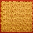 thumbnail image 1 of Ahgly Company Indoor Square Abstract Yellow Contemporary Area Rugs, 3' Square, 1 of 4