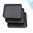 thumbnail image 3 of Voiceine 3pcs Entryway Boot Tray Flower Pot Dish Water Mat Drying Tray Multi Durable Black Tray Garden Tool Trays for Home Indoor Outdoor Shoe Mat, 3 of 10