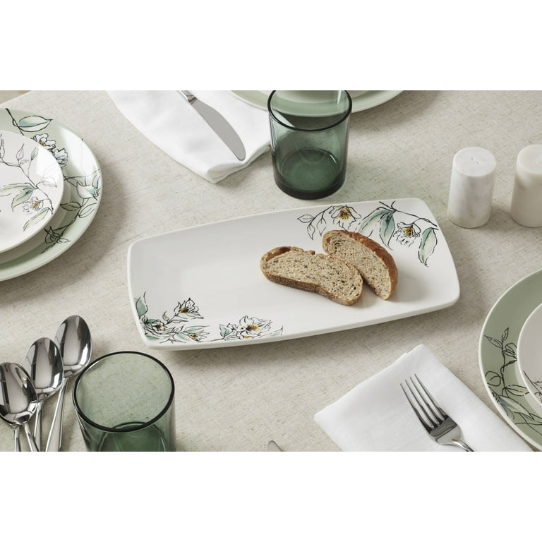 Oneida Entertain 365 Botanica Porcelain Hors d'Oeuvres Serving