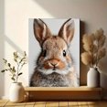 thumbnail image 6 of Custom Name Bunny Rabbit Nursery Canvas Print, Baby Boy Animal Kids Bedroom Home Wall Decor Art, 6 of 8
