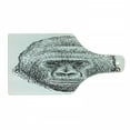 thumbnail image 1 of Gorilla Cutting Board, Pattern of a Close up Wild Animal Portrait in Monochrome Style Fine Art, Decorative Tempered Glass Cutting and Serving Board, in 3 Sizes, by Ambesonne, 1 of 2