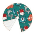 thumbnail image 3 of Bingfone Christmas Tree Skirt Mat Christmas Decoration Interior 36"-Medical Elements, 3 of 8
