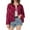 Red, variant on Thin Jacket with Loose Fit Extra Dense Multilayer Coat for Festival Carnival Casual Leather Jacket Womens Womens Fashion Outfits Tan Jacket Women Casual Casual Zip up Coat Women Short Casual