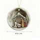 thumbnail image 3 of Adorno navideño redondo de acrílico para belén (8 cm) | Colgante transparente de color | Decoración navideña para árbol de Navidad, puerta y ventana | Regalo religioso y decoración festiva para el, 3 of 5