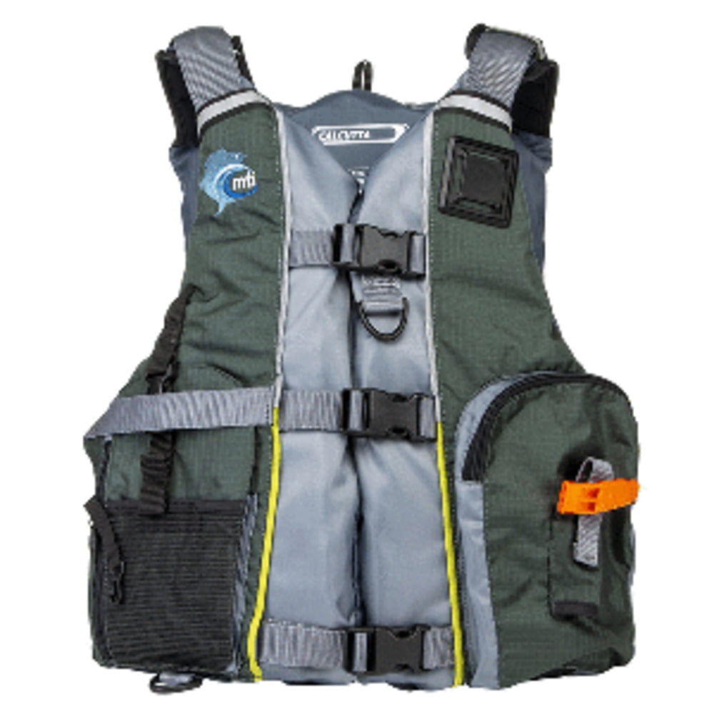 Mti Calcutta Fishing Life Jacket Green/grey
