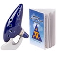 thumbnail image 1 of Ocarina Deekec Zelda Alto C de 12 hoyos con cancionero y bolsa atril, 1 of 6