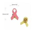 thumbnail image 5 of Milue 10Pcs Fashion Brooch Pink Ribbon Cancer Awareness Enamel Brooch Lapel, 5 of 7