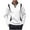 White, variant on Men's V Neck Sweatshirt Long Sleeve Trendy Jacquard Knit Pullover Sweater Color Block Casual Fall Winter Tops (XL, White)