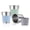 Blue+Green+Grey, variant on Vesteel 3 Pack Stainless Steel Cups, 8oz Stackable Metal Drinking Glasses with Silicone Sleeves, Unbreakable Pint Cup Tumblers for Home, Camping & Parties, Blue/Green/Pink