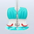 thumbnail image 3 of destyer Lower Back Support Chair Posture Corrector for Floor Seat Kids Learning Green, 3 of 5