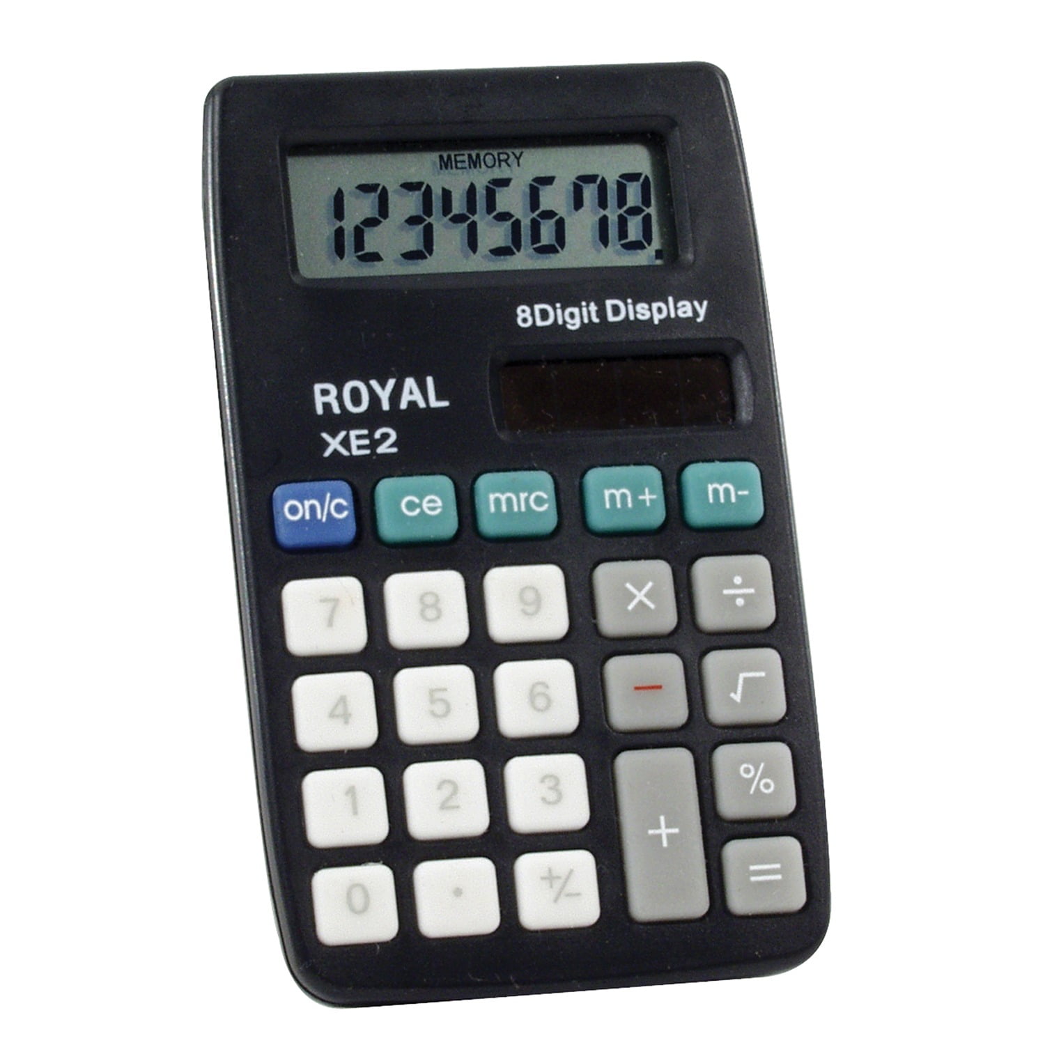 Royal 29301Q XE2 Solar/Battery Handheld Calculator