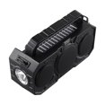 thumbnail image 4 of Radio meteorológica manivela con energía solar impermeable estéreo radio FM carga USB, 4 of 12